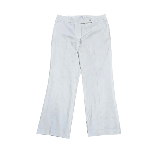 Calvin Klein Classic Fit White Trousers Size 8 - Picture 7 of 16